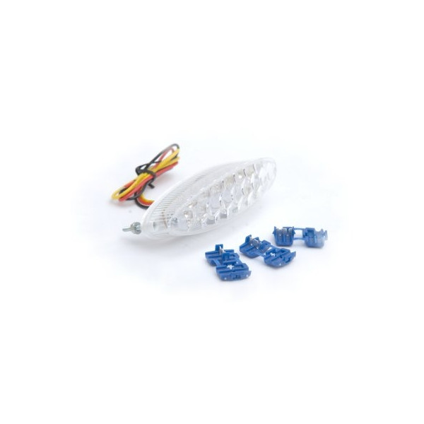 R&G TAIL LAMP WITH CLEAR LENS LICENSE PLATE